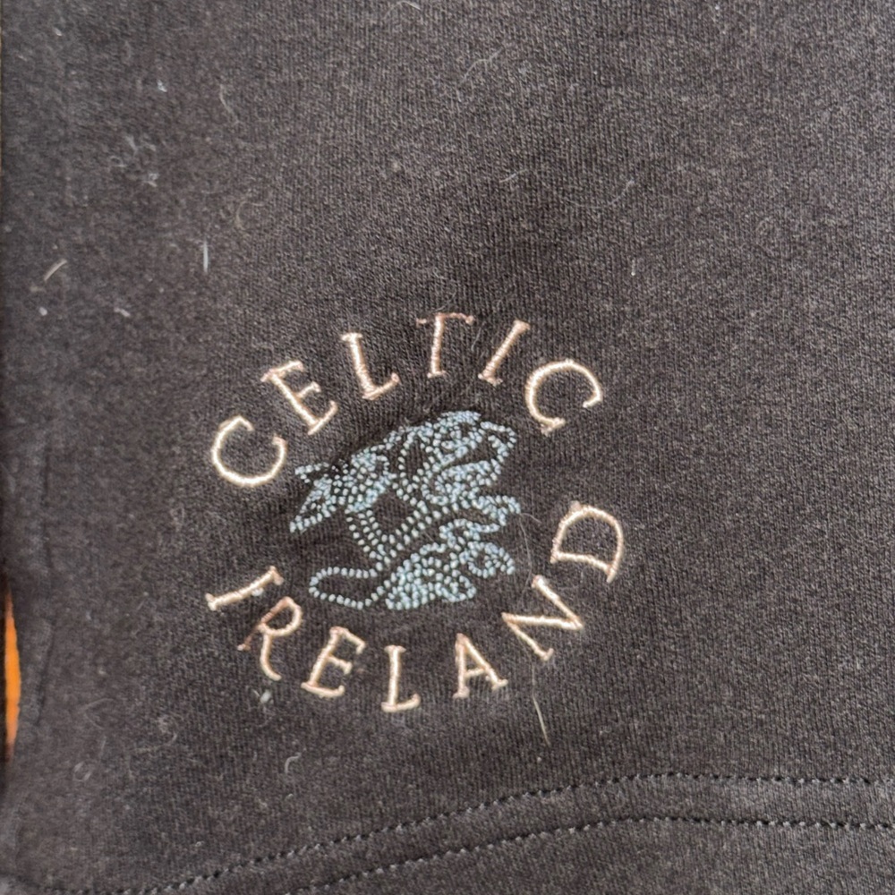Celtic Ireland Black Long Sleeve Shirt Cotton